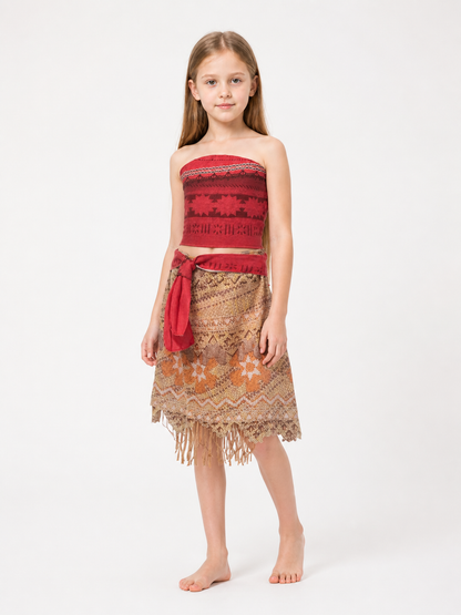 Fringed Princess Costume for Carnival and Cosplay Costumes detail