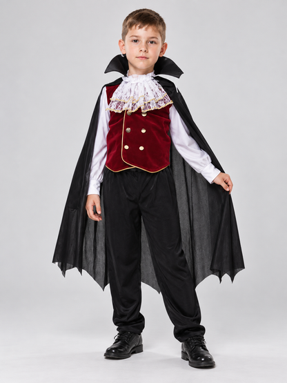Children’s Vampire Costume with Jabot product detail