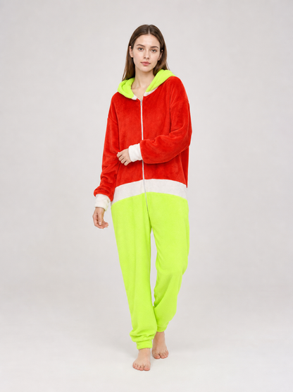 Halloween Hooded One-Piece Pajama Costume