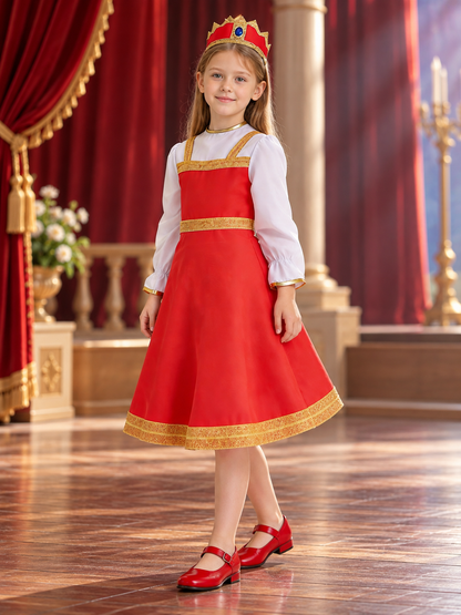 Children’s Carnival Costume in Russian Folk Style product detail