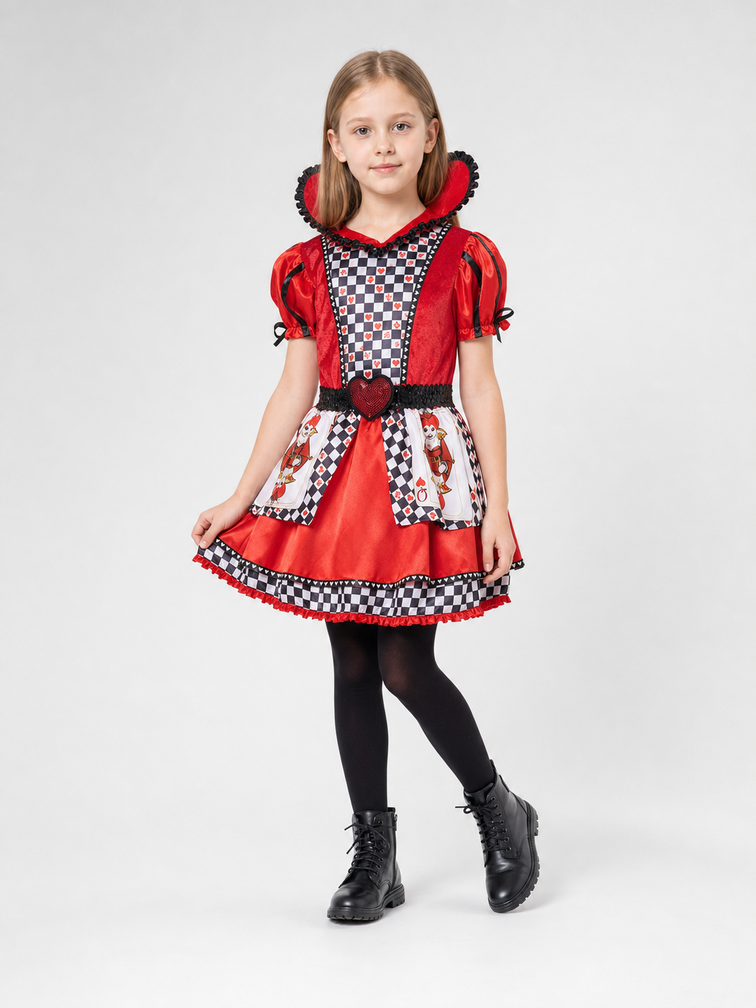 Red Queen Costume with Crown