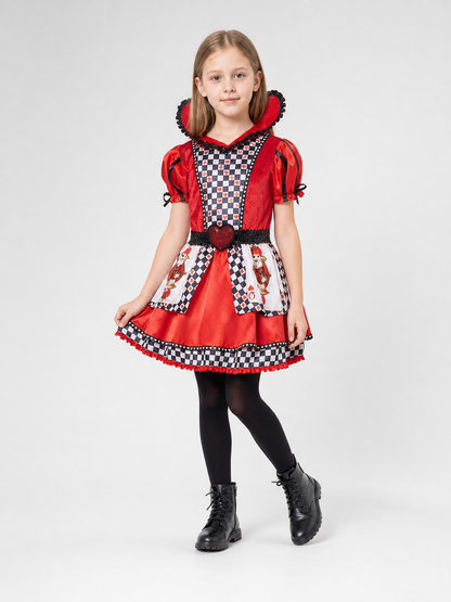 Red Queen Costume with Crown