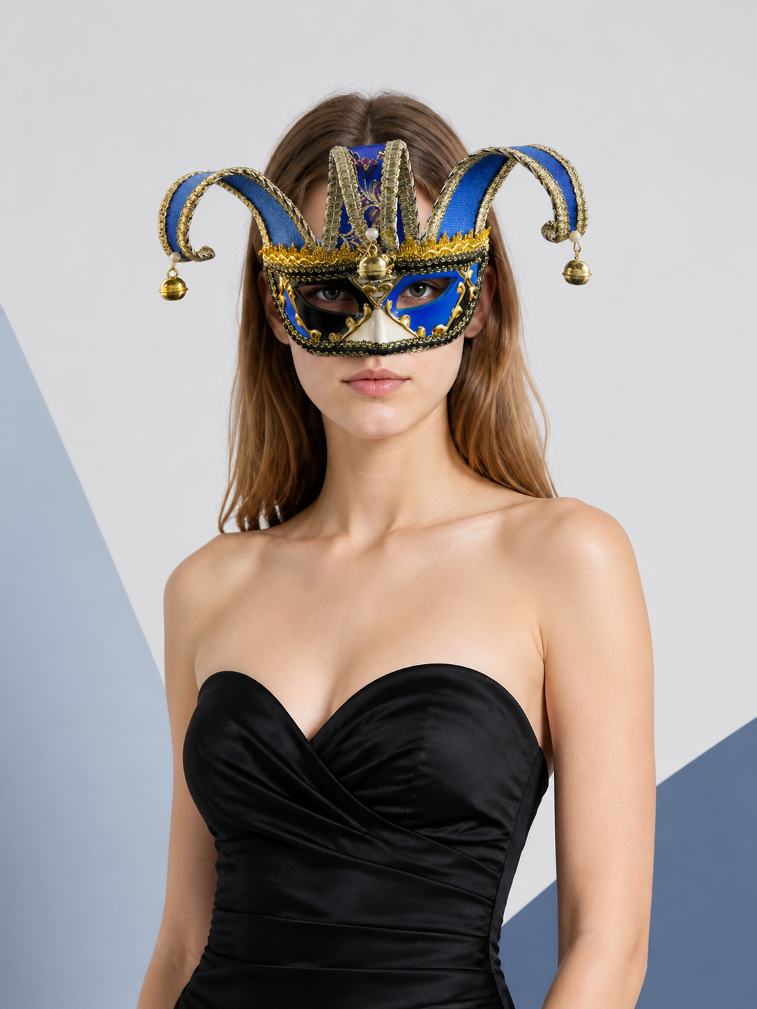 Venetian Carnival Mask with Bells