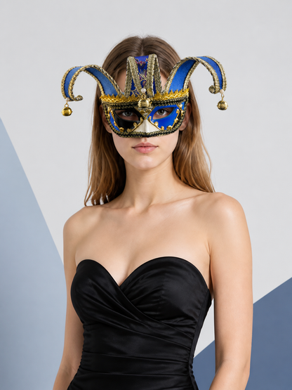 Venetian Carnival Mask with Bells