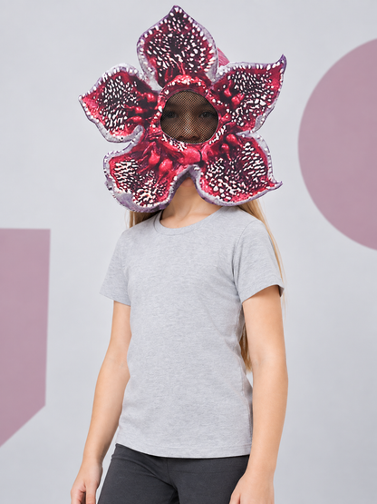 Flower-Shaped Cosplay Mask with Five Petals
