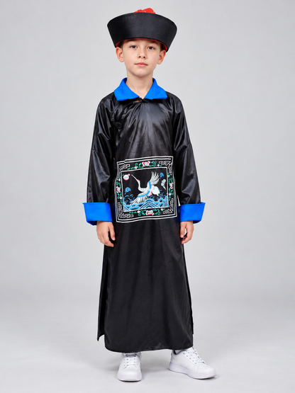 Kids' Costume with Long Robe and Tall Hat