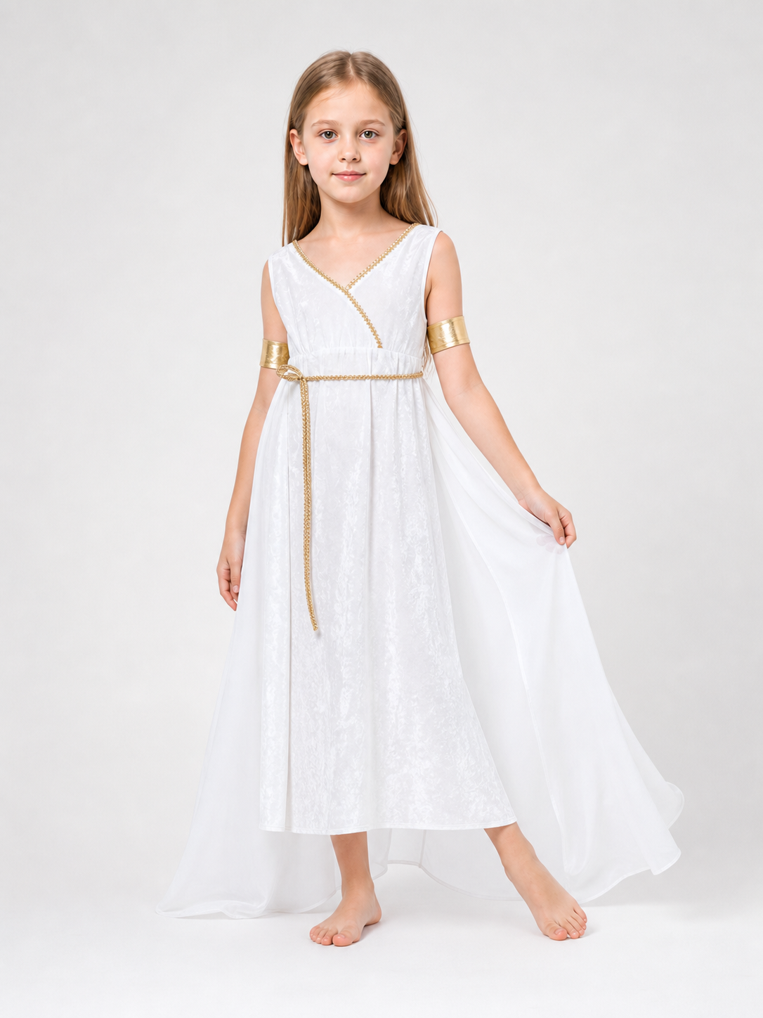 Greek-Style Costume Dress with Accessories