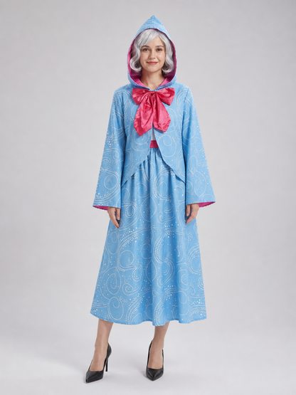 Hooded Fairy Godmother Costume for Cosplay