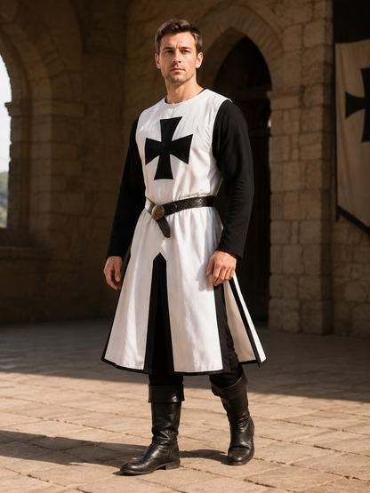 Medieval Crusader Cloak for Cosplay Costume Capes detail