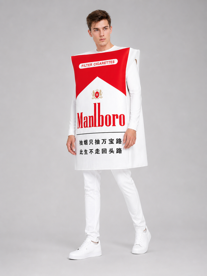 Cigarette Pack Costume for Halloween and Parties