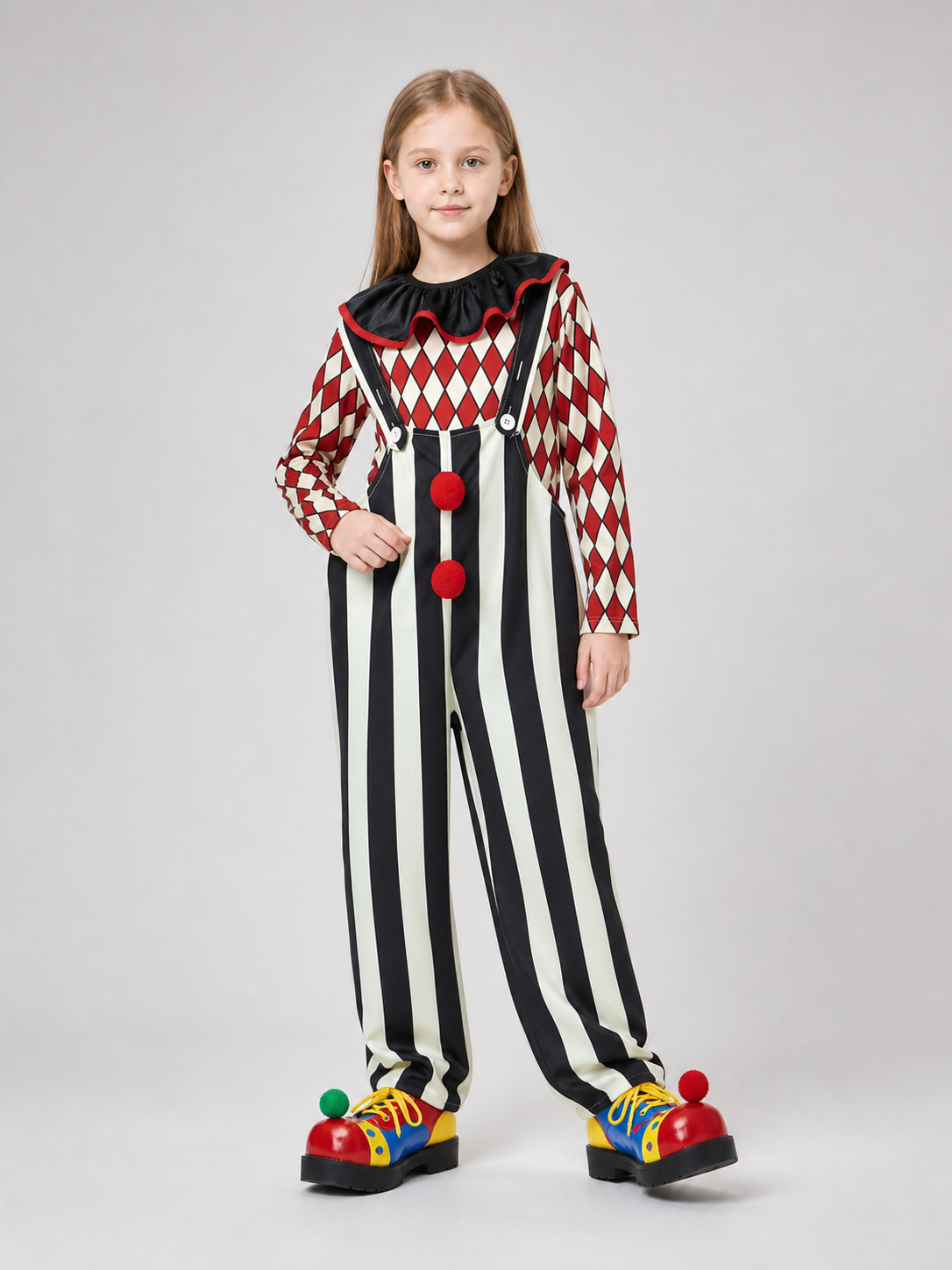 Clown Costume with Hat and Nose