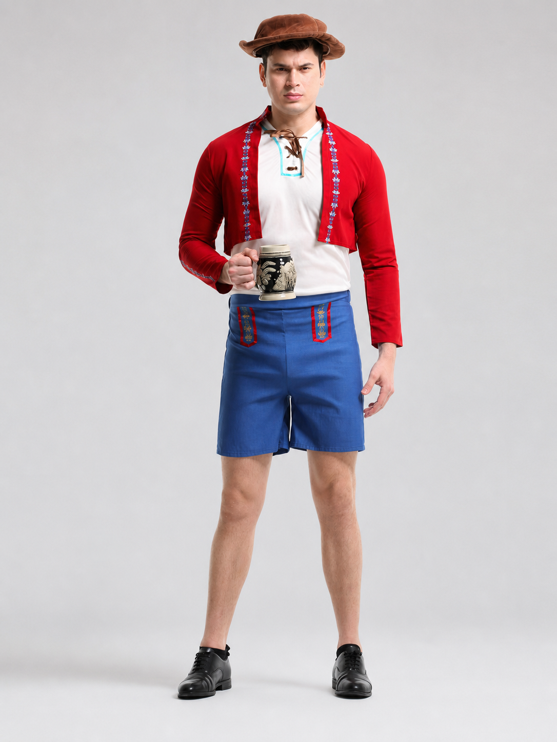 Historical Character Costume for Cosplay with Shorts
