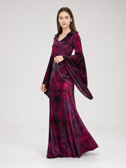 Gothic Hooded Costume Dress
