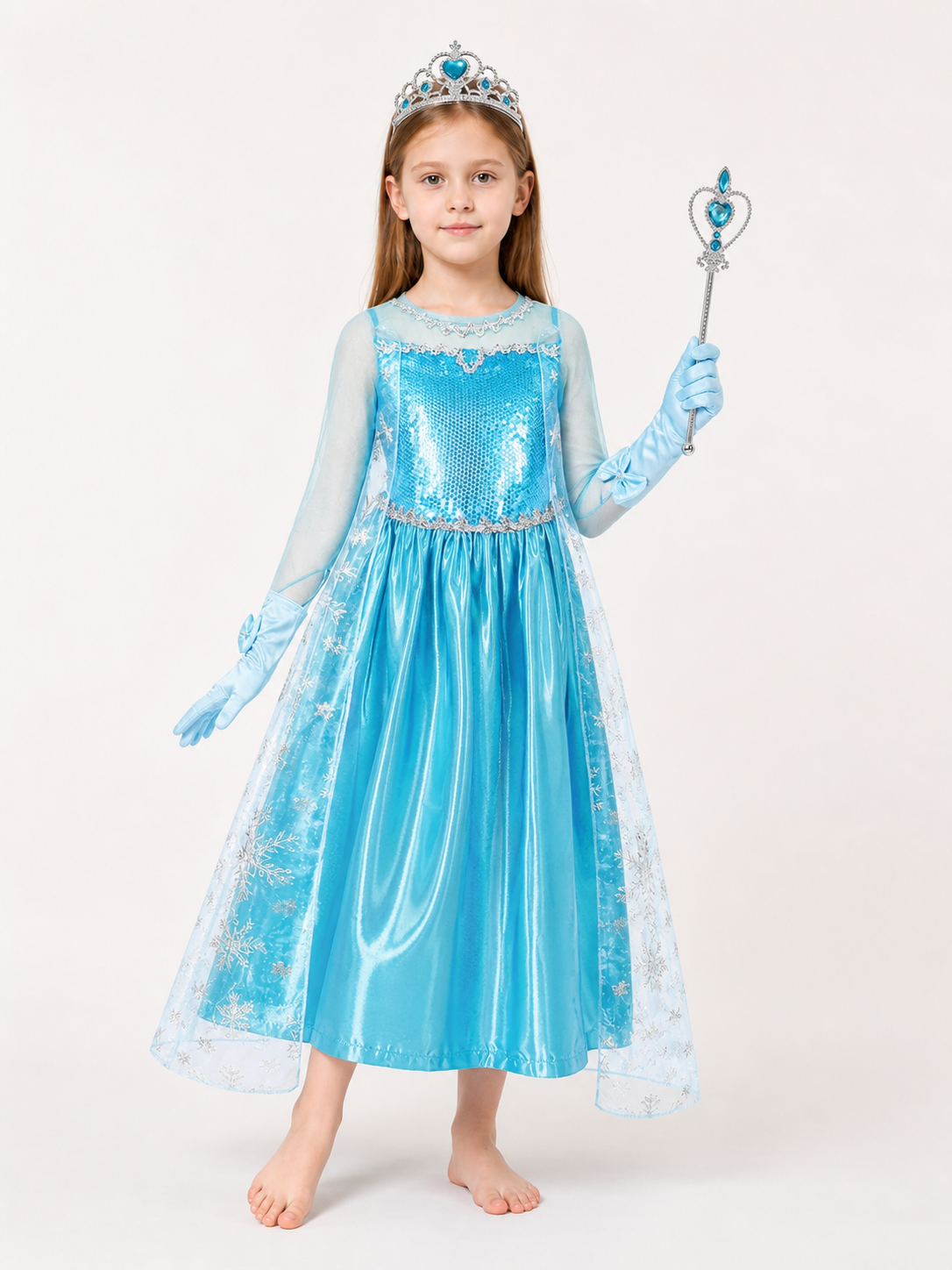 Snow Queen Carnival Costume for Halloween and Cosplay Costumes detail