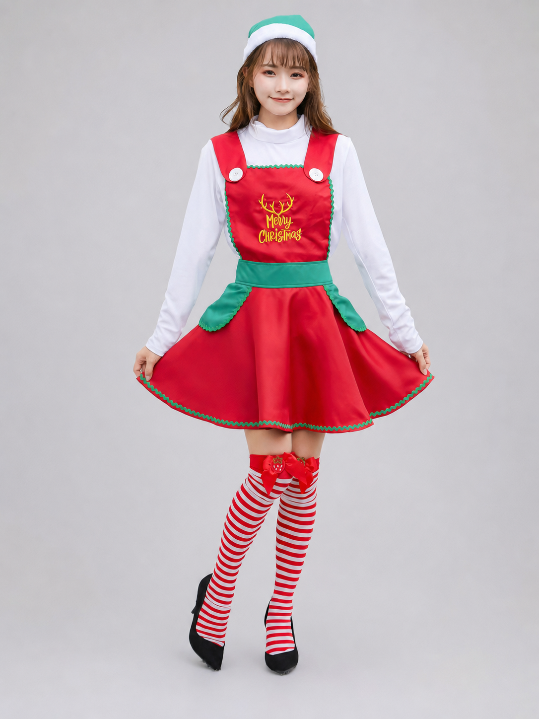 Christmas Role-Play Costume with Hat
