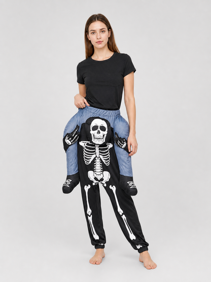 Halloween Skeleton Illusion Costume