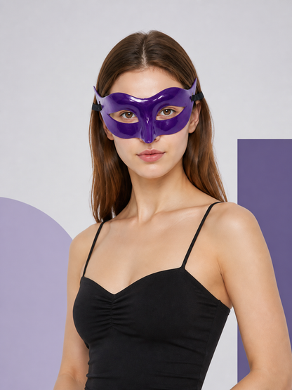 Purple Carnival Mask for Halloween and Cosplay