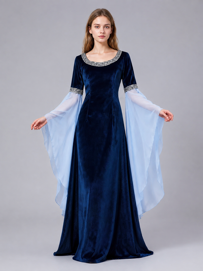 Medieval Lace-Up Cosplay Dress Costume Dresses detail