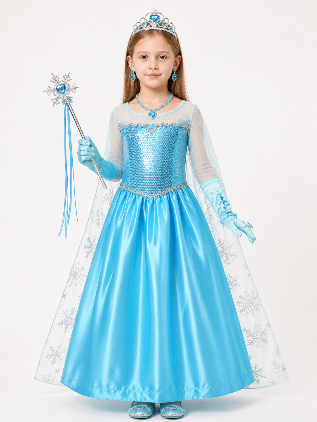 Snow Queen Costume for Halloween and Cosplay Costumes detail