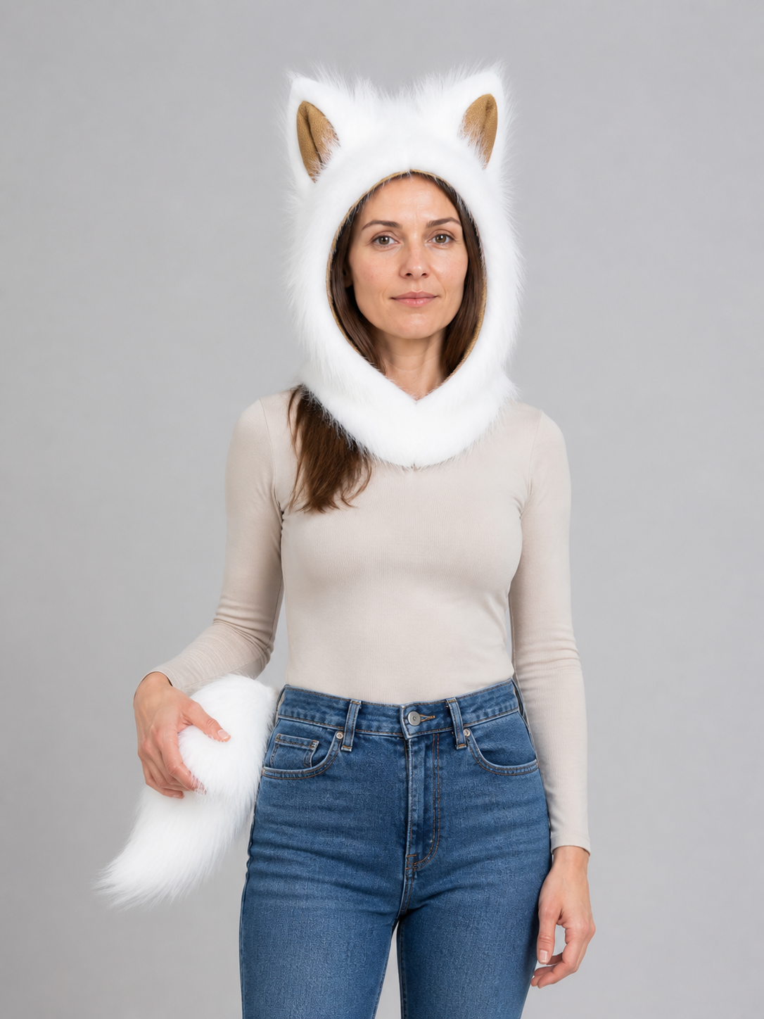 Halloween Lion Costume Headpiece with Ears Costume Headwear detail