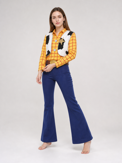 Woody Cosplay Costume with Vest and Hat