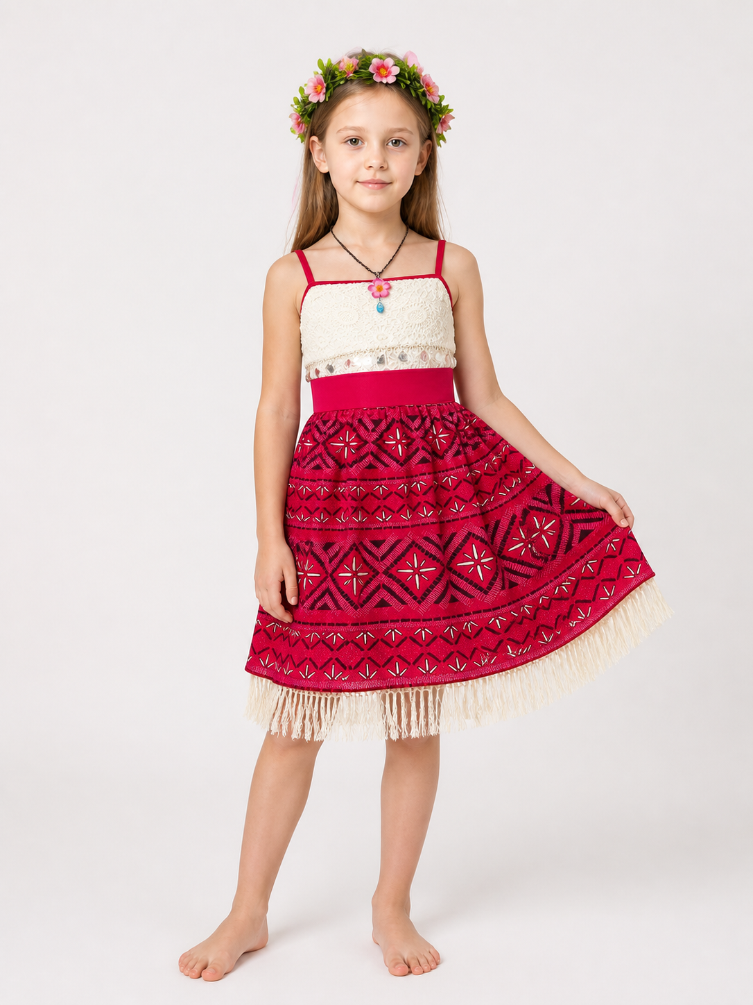 Polynesian-Style Princess Carnival Costume Costumes detail