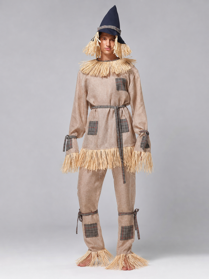 Straw Scarecrow Costume for Stage Performances