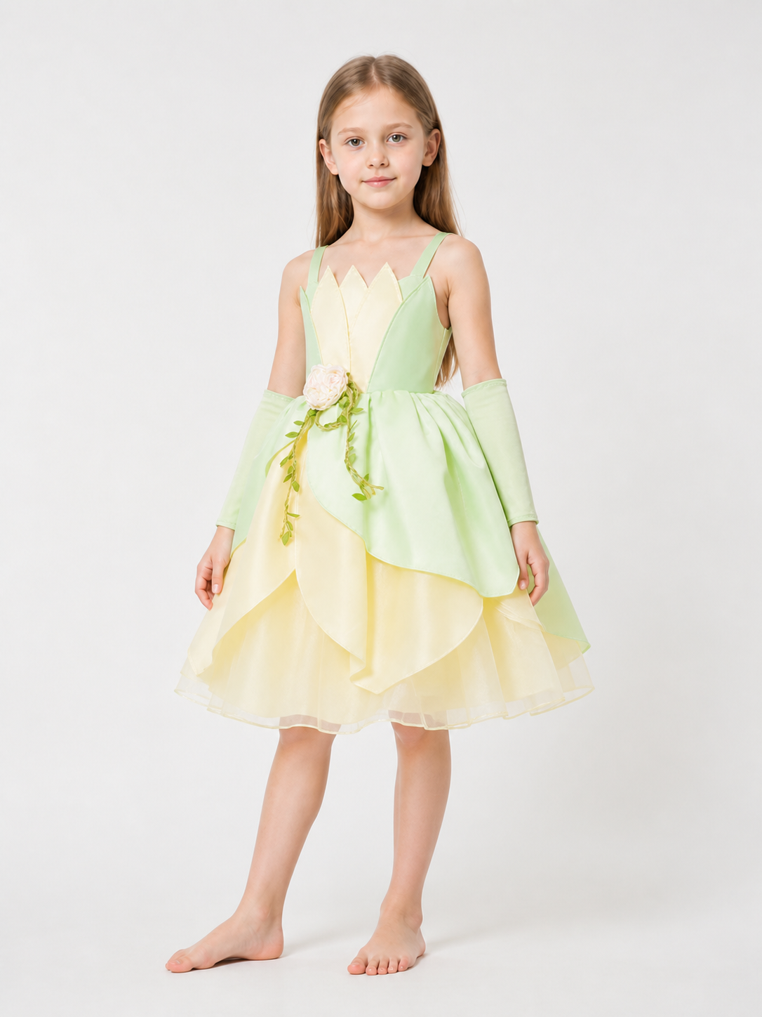 Light Green Princess Costume for Halloween Costumes detail