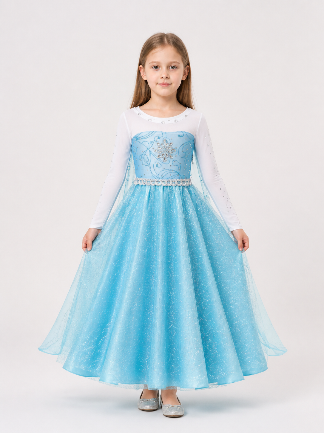 Light Blue Princess Costume for Halloween Costumes detail