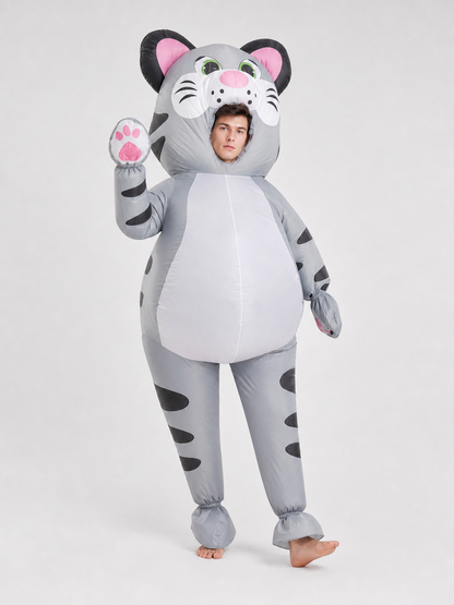 Inflatable Cat Costume for Halloween and Parties