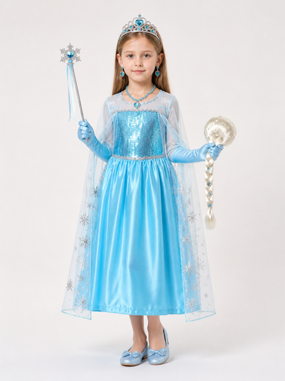 Snow Queen Costume for Halloween and Cosplay Costumes detail
