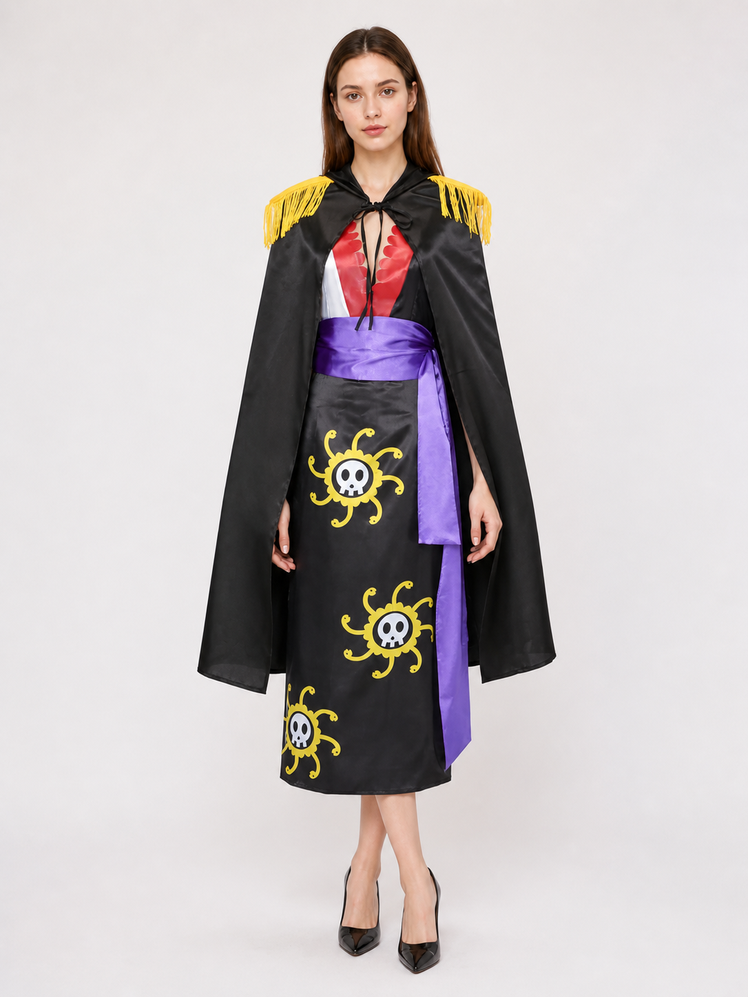 Pirate Costume with Cape and Hood