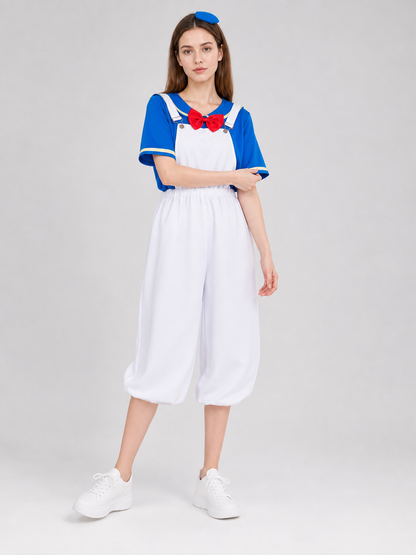 Blue and White Cosplay Costume