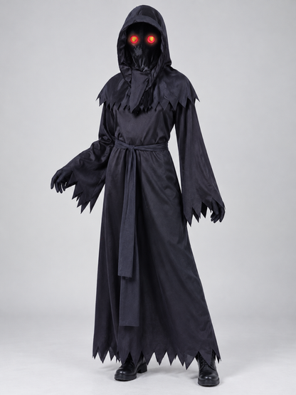 black black hooded reaper cosplay costume product image 3