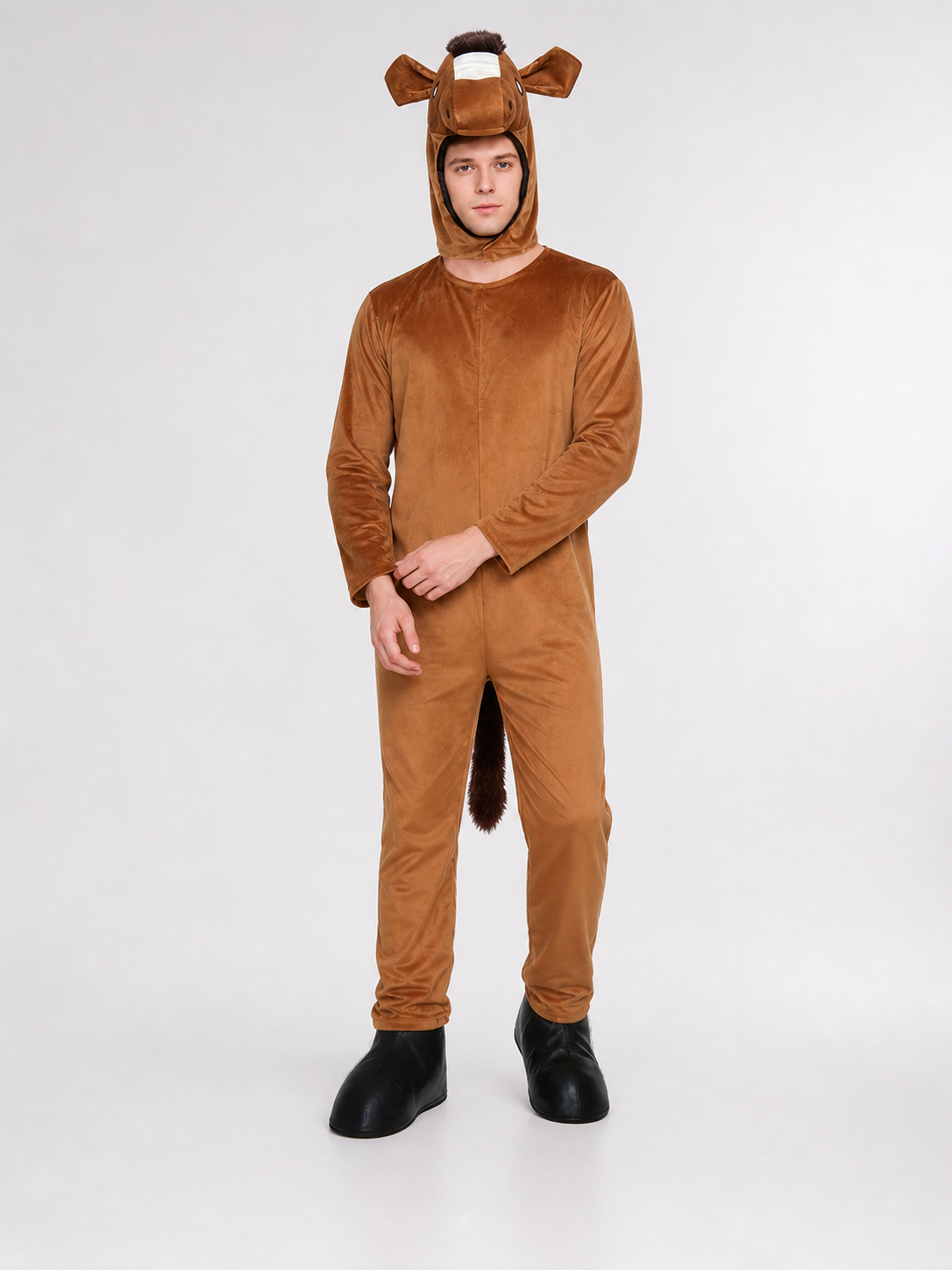 One-Piece Horse Costume with Hood for Performances