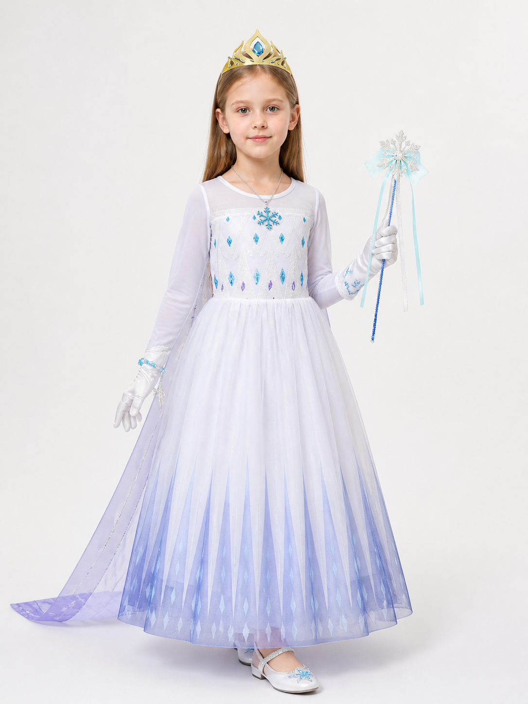 Snow Princess Carnival Costume for Cosplay