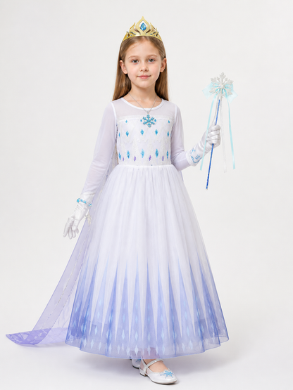 Snow Princess Carnival Costume for Cosplay