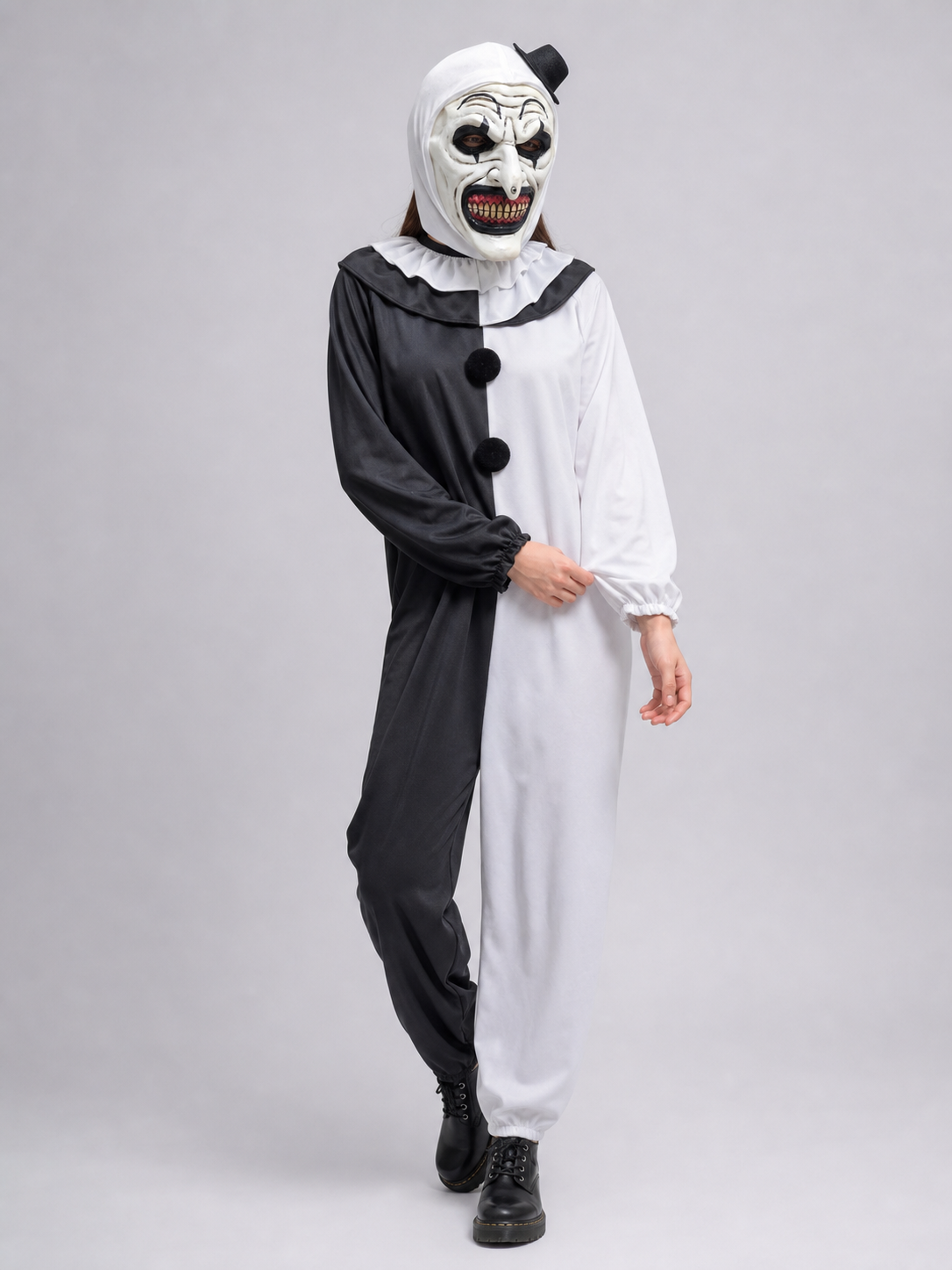Hooded mask for horror cosplay and Halloween