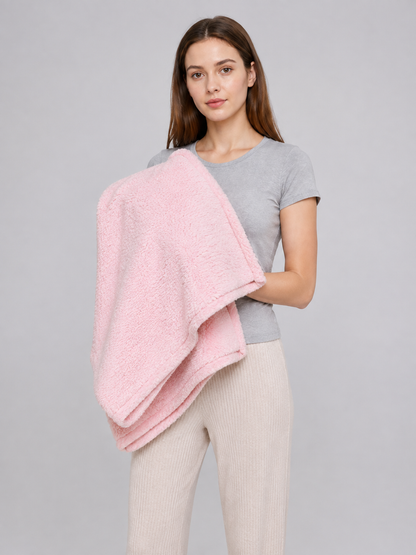 Folding Pet Blanket, Pink Wearable Blankets detail