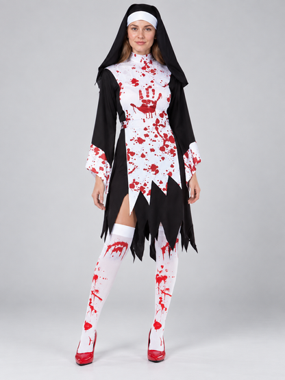 Halloween Carnival Costume with Dress and Headpiece