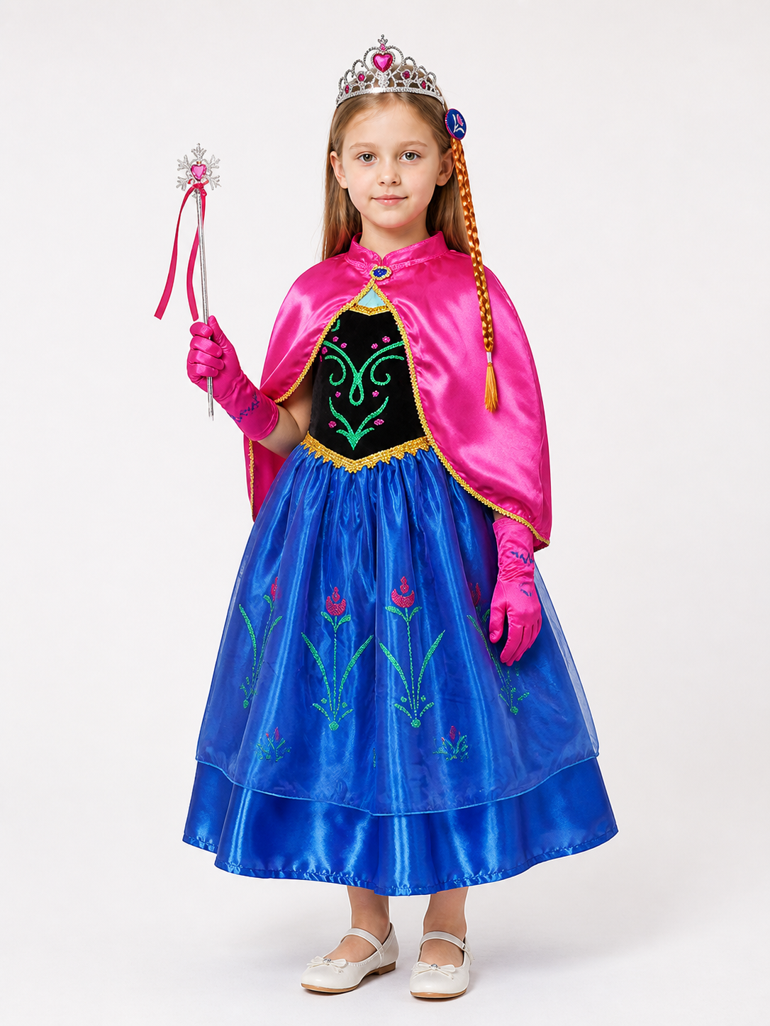 Princess Costume with Pink Cape