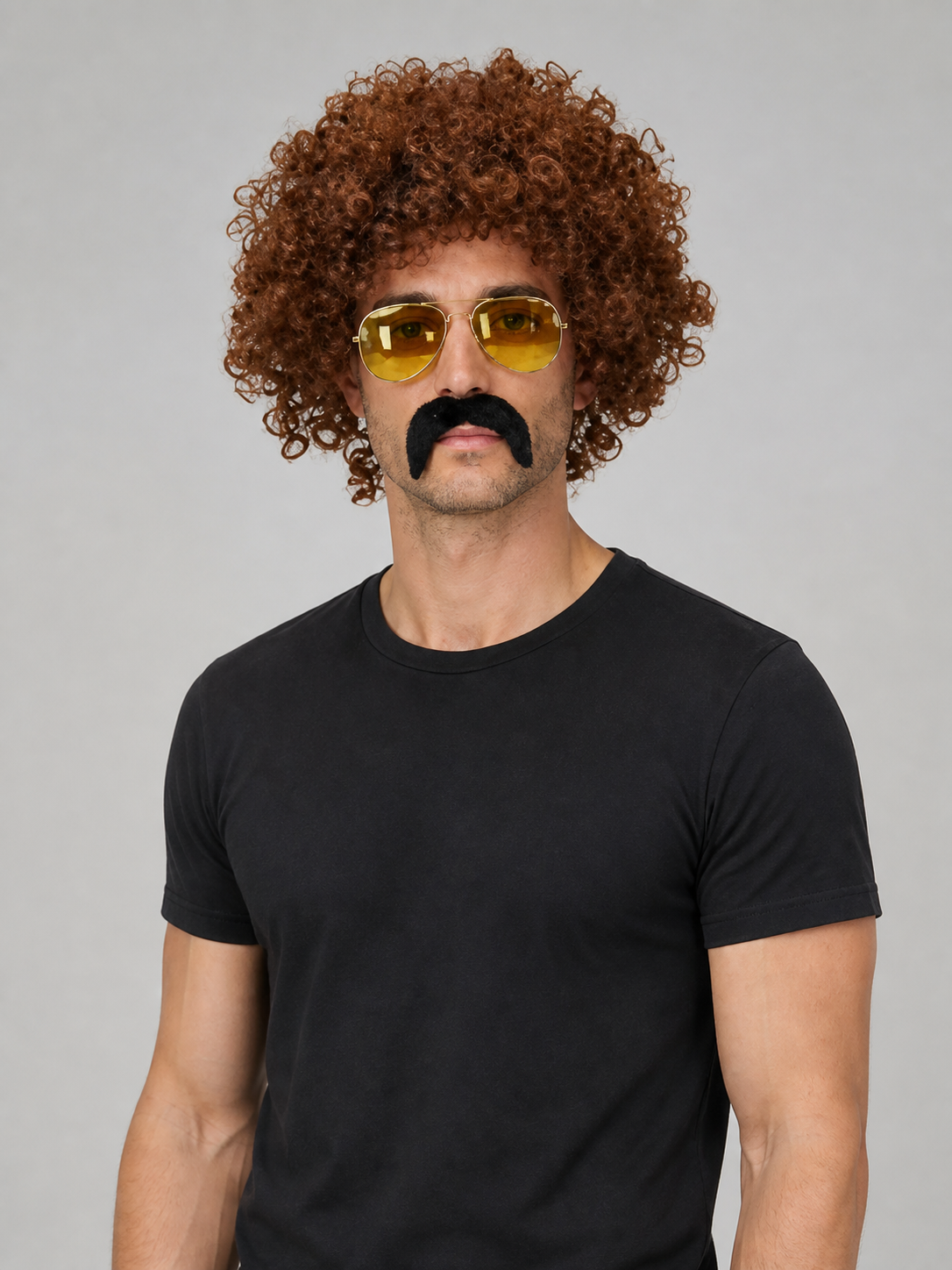 Short Voluminous Curly Carnival Wig Costume Wigs detail