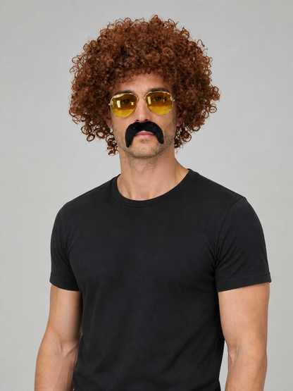 Short Voluminous Curly Carnival Wig Costume Wigs detail