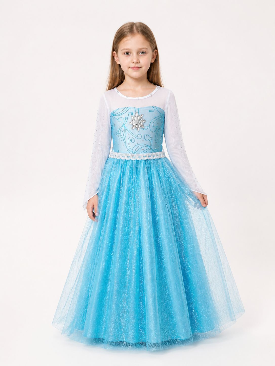Blue Costume Dress for Halloween and Cosplay Costume Dresses detail