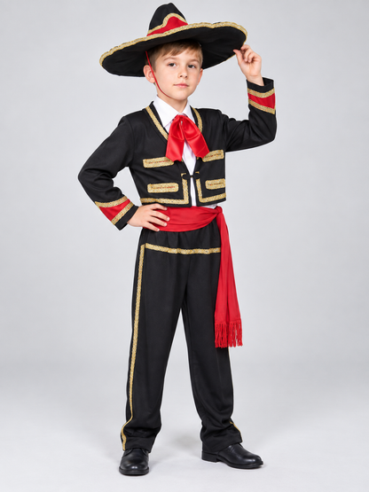 Kids' matador costume with hat and belt
