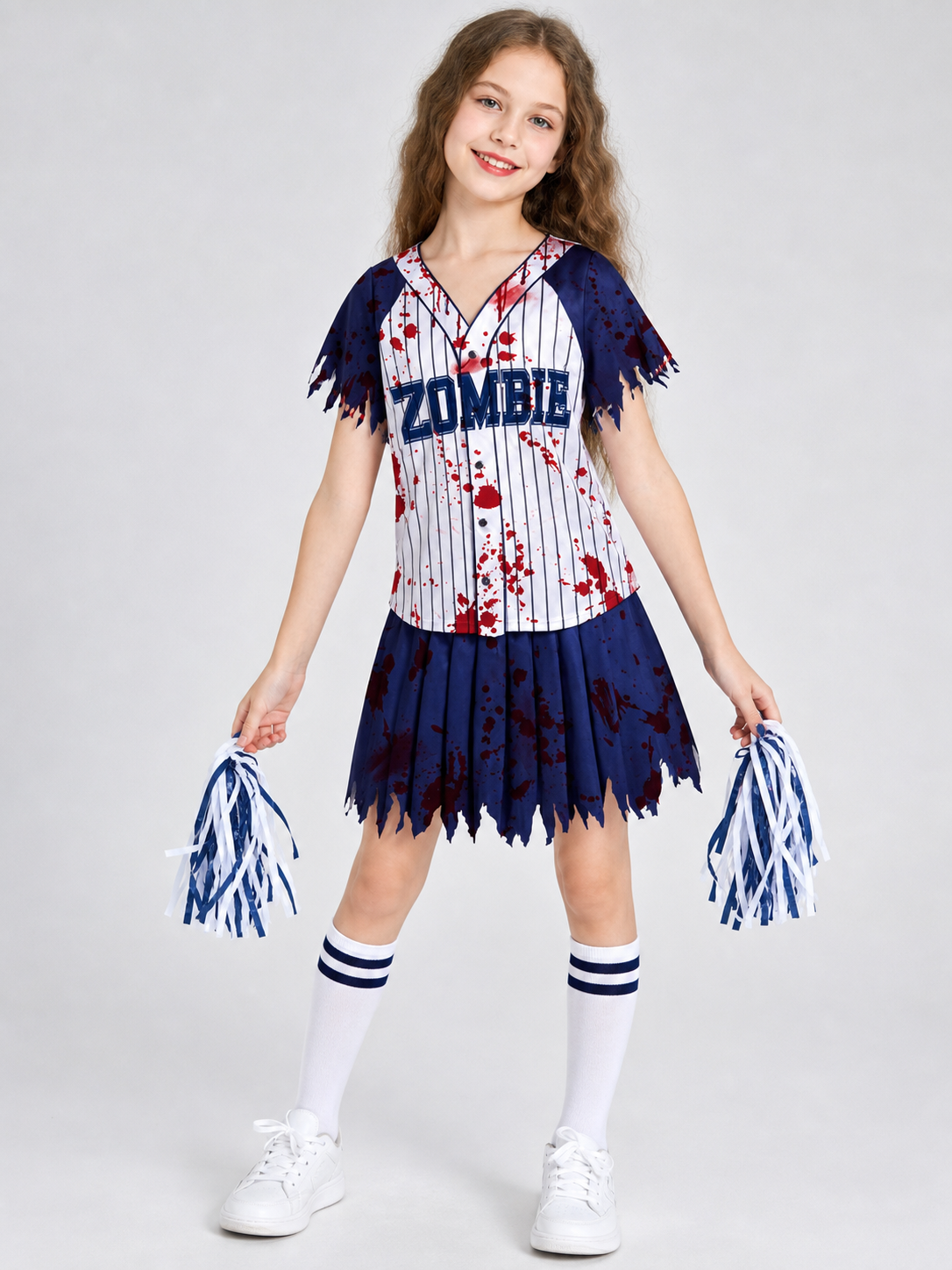 Zombie Stage Costume: T-Shirt, Shorts, Socks