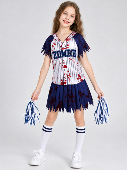 Zombie Stage Costume: T-Shirt, Shorts, Socks