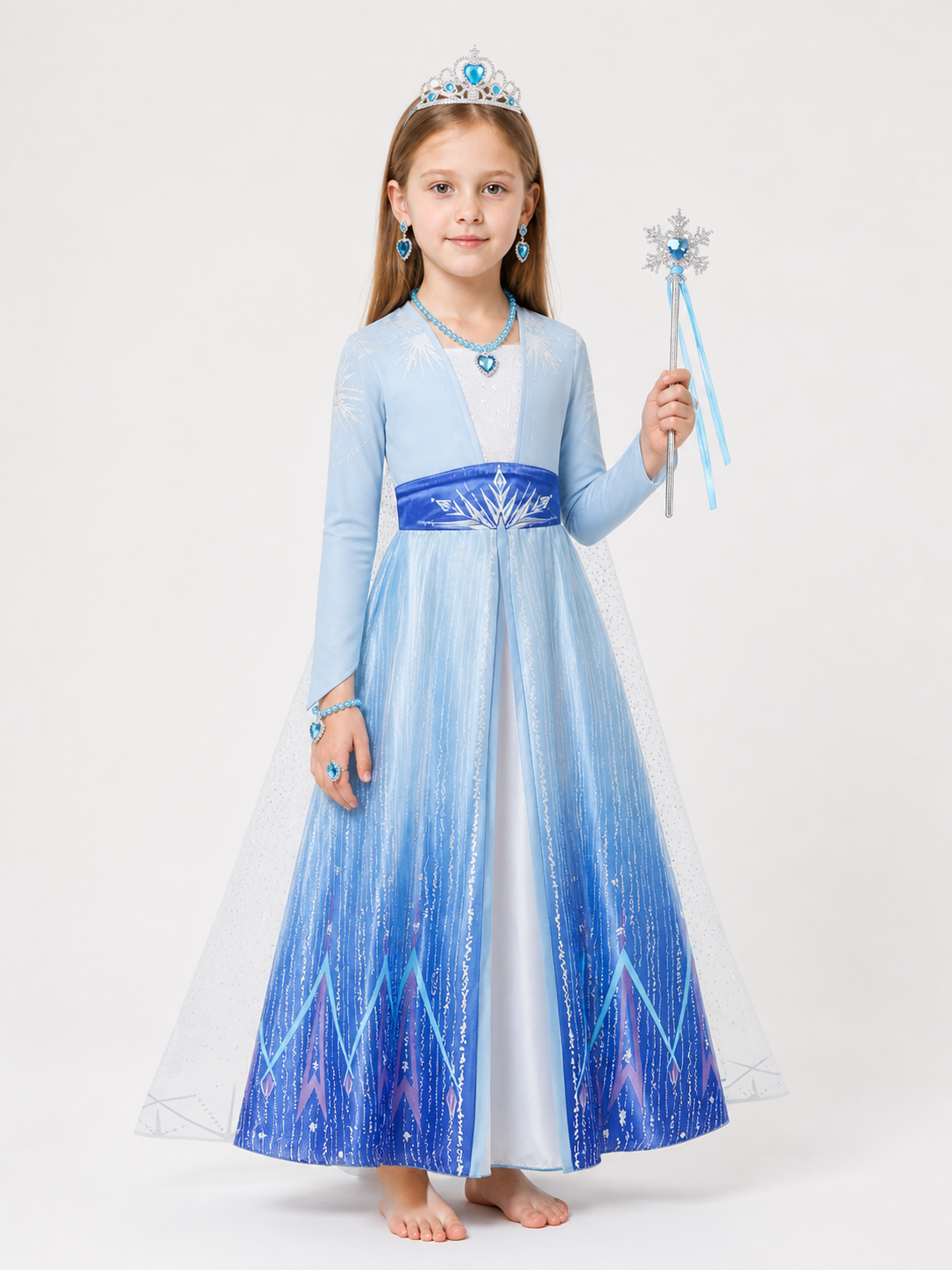 Blue Princess Costume for Halloween and Cosplay