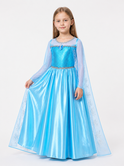 Blue Princess Costume for Halloween and Cosplay