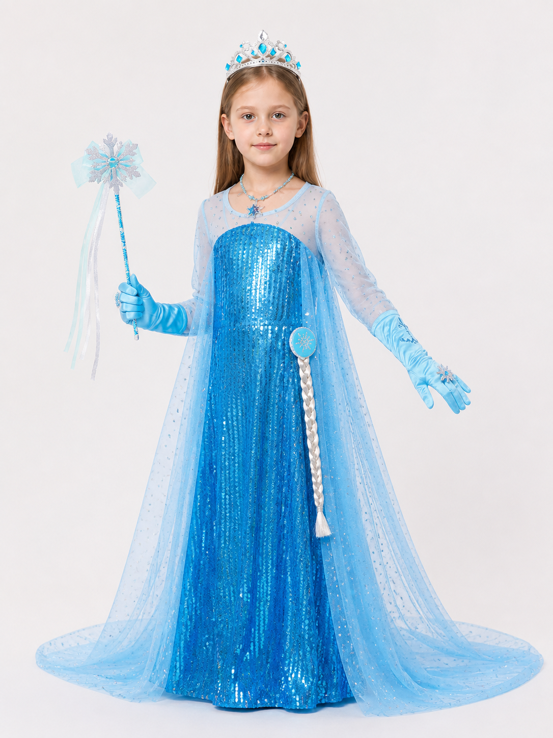 Snow Queen Costume for Halloween Costumes detail
